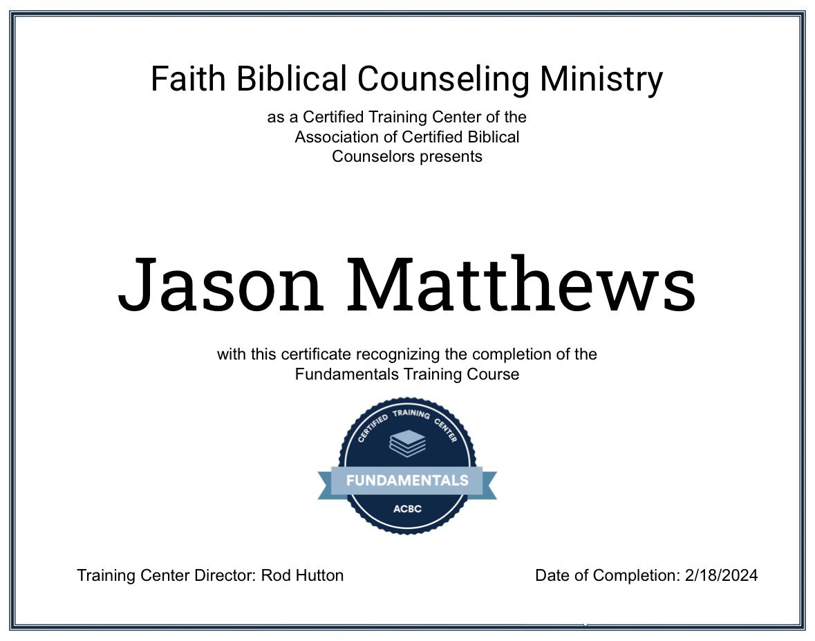 Jason Mathhews cert.